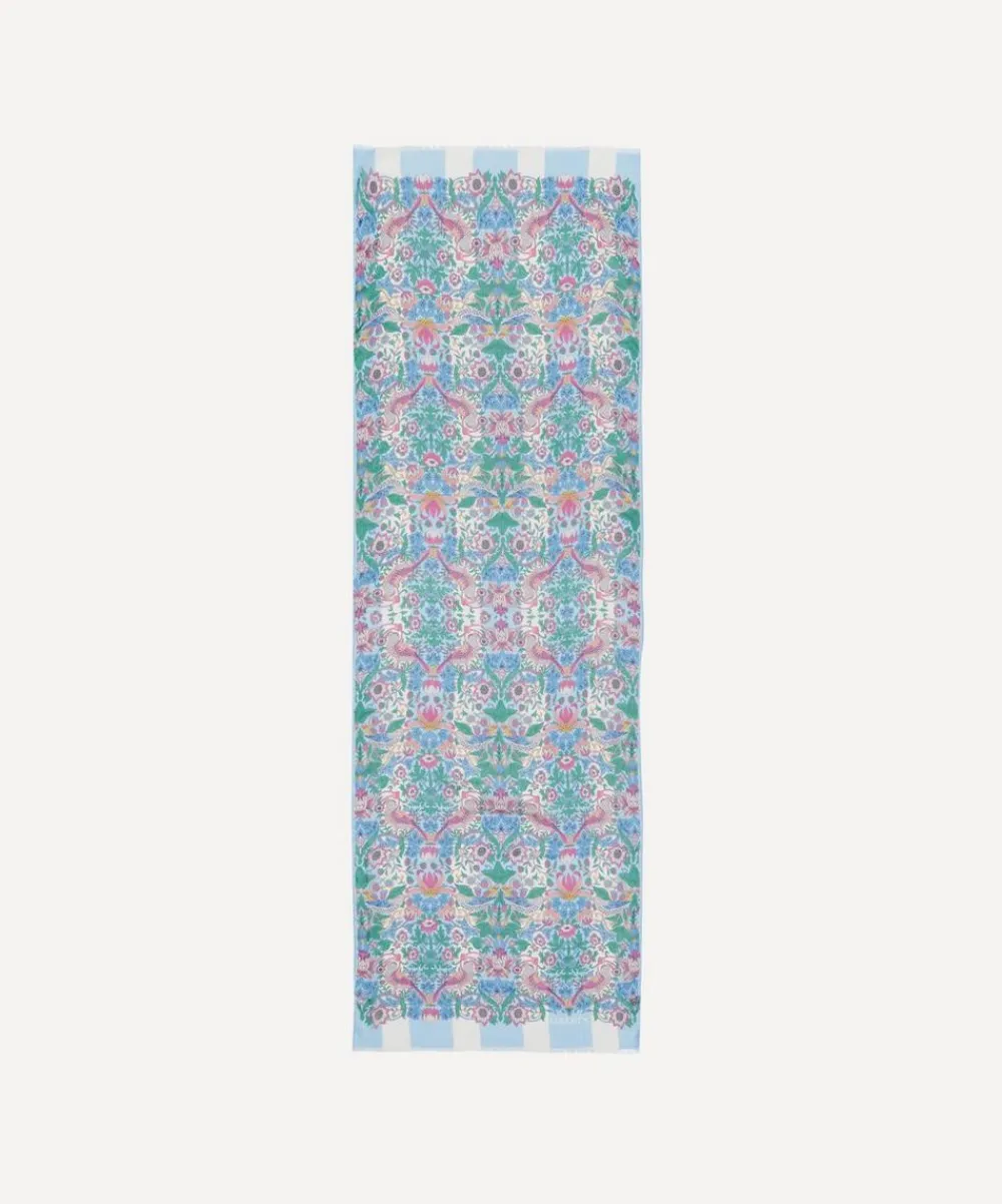 Liberty Scarves^Strawberry Thief 70x200 Modal-Cashmere Scarf