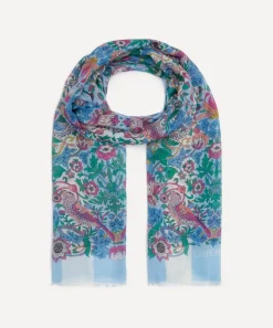 Liberty Scarves^Strawberry Thief 70x200 Modal-Cashmere Scarf