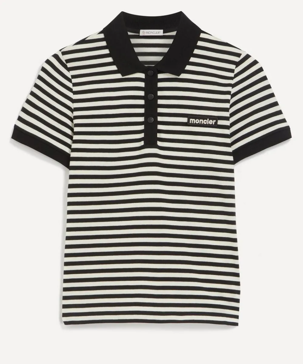 Moncler Tops^Striped Polo Shirt