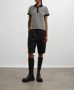 Moncler Tops^Striped Polo Shirt