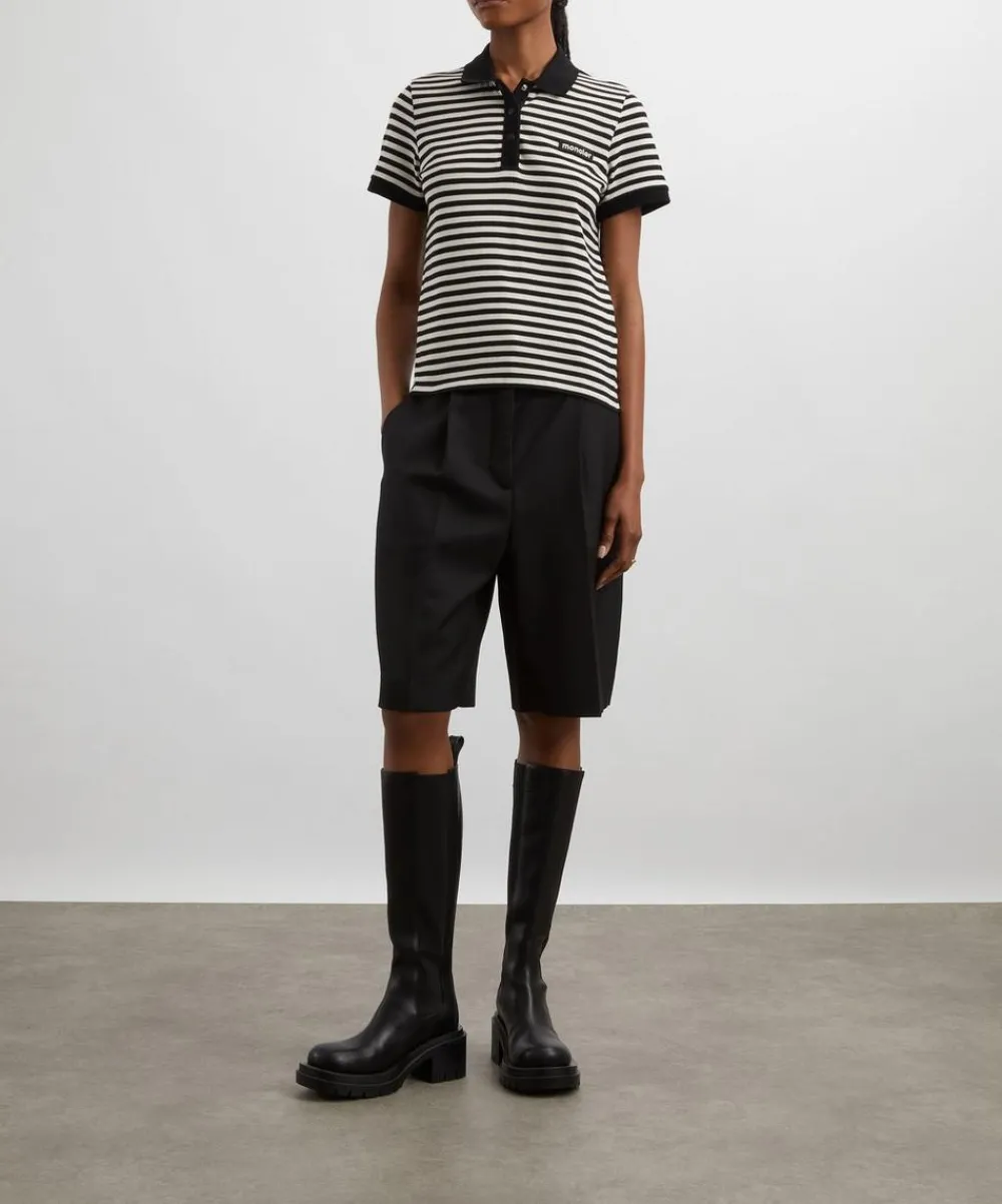 Moncler Tops^Striped Polo Shirt