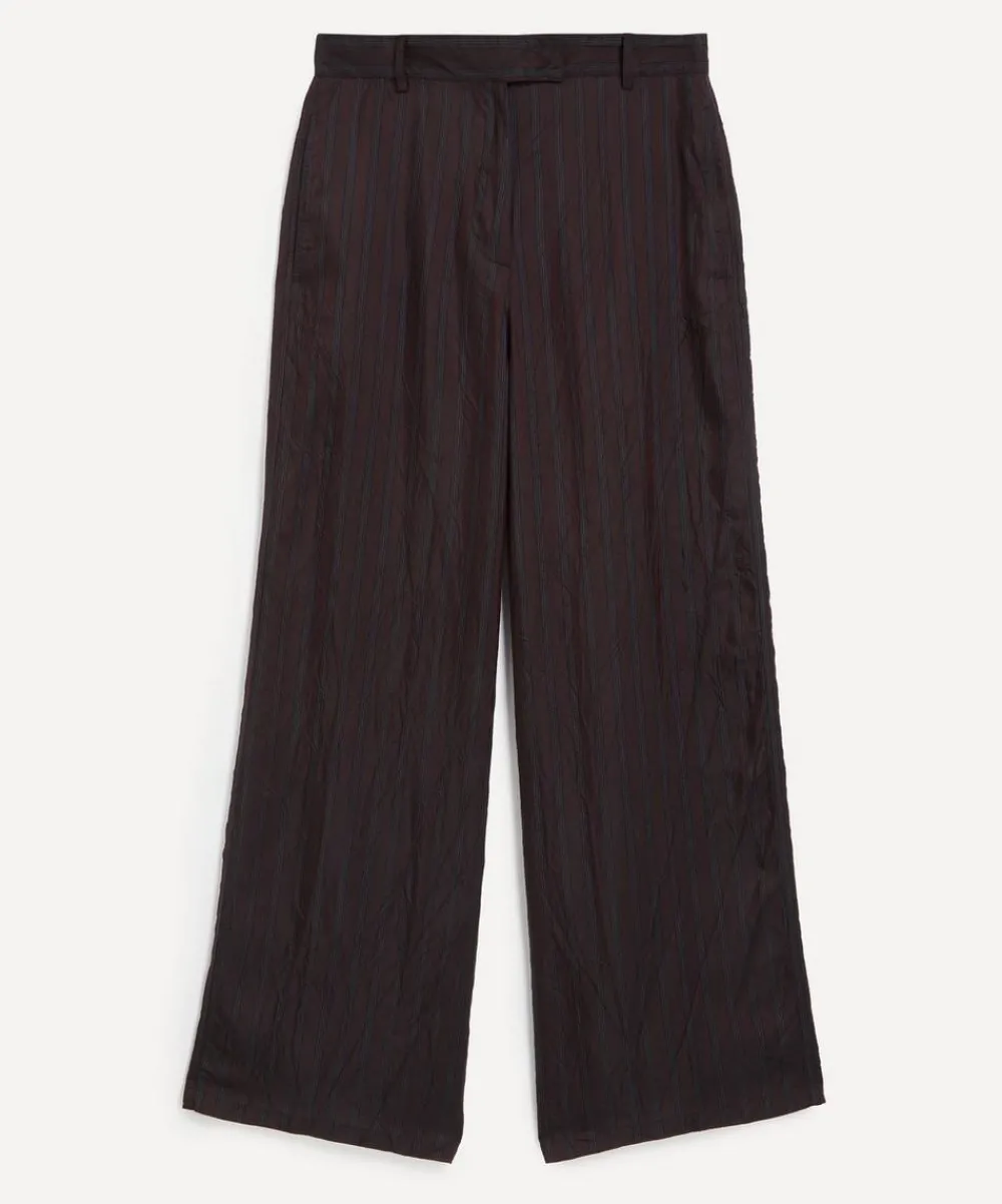 Dries Van Noten Trousers & Shorts^Striped Wide-Leg Trousers
