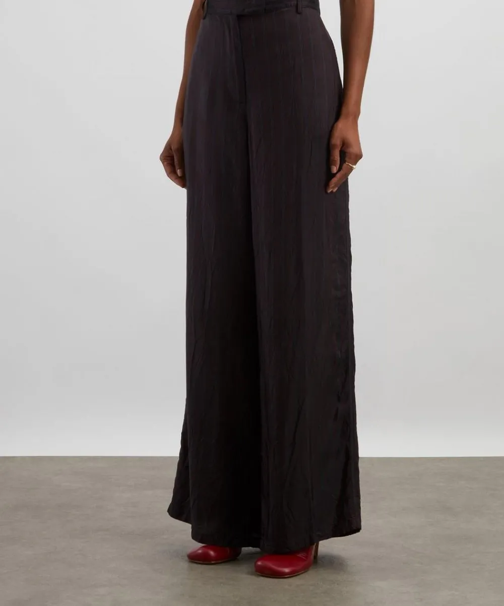 Dries Van Noten Trousers & Shorts^Striped Wide-Leg Trousers