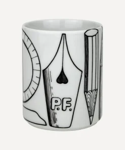 Fornasetti Stationery And Games^Strumenti Scrittura Porcelain Pencil Holder