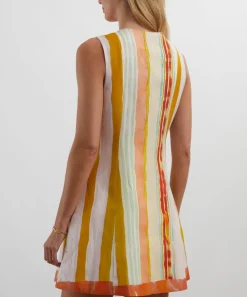 Hunter Bell Dresses^Suni Striped Vest Mini Dress