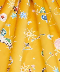 Liberty Fabrics Silk Satin^Surrealist Sky Silk Satin