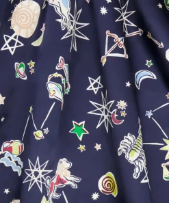 Liberty Fabrics Silk Satin^Surrealist Sky Silk Satin