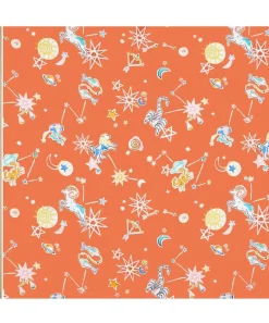Liberty Fabrics Silk Satin^Surrealist Sky Silk Satin