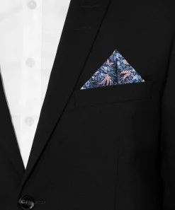 Liberty Pocket Squares^Swirling Petals Printed Silk Pocket Square