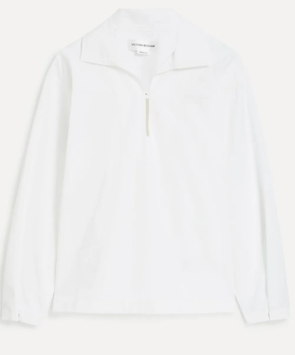 Victoria Beckham Tops^Tab Detail Denim Top
