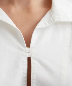 Victoria Beckham Tops^Tab Detail Denim Top