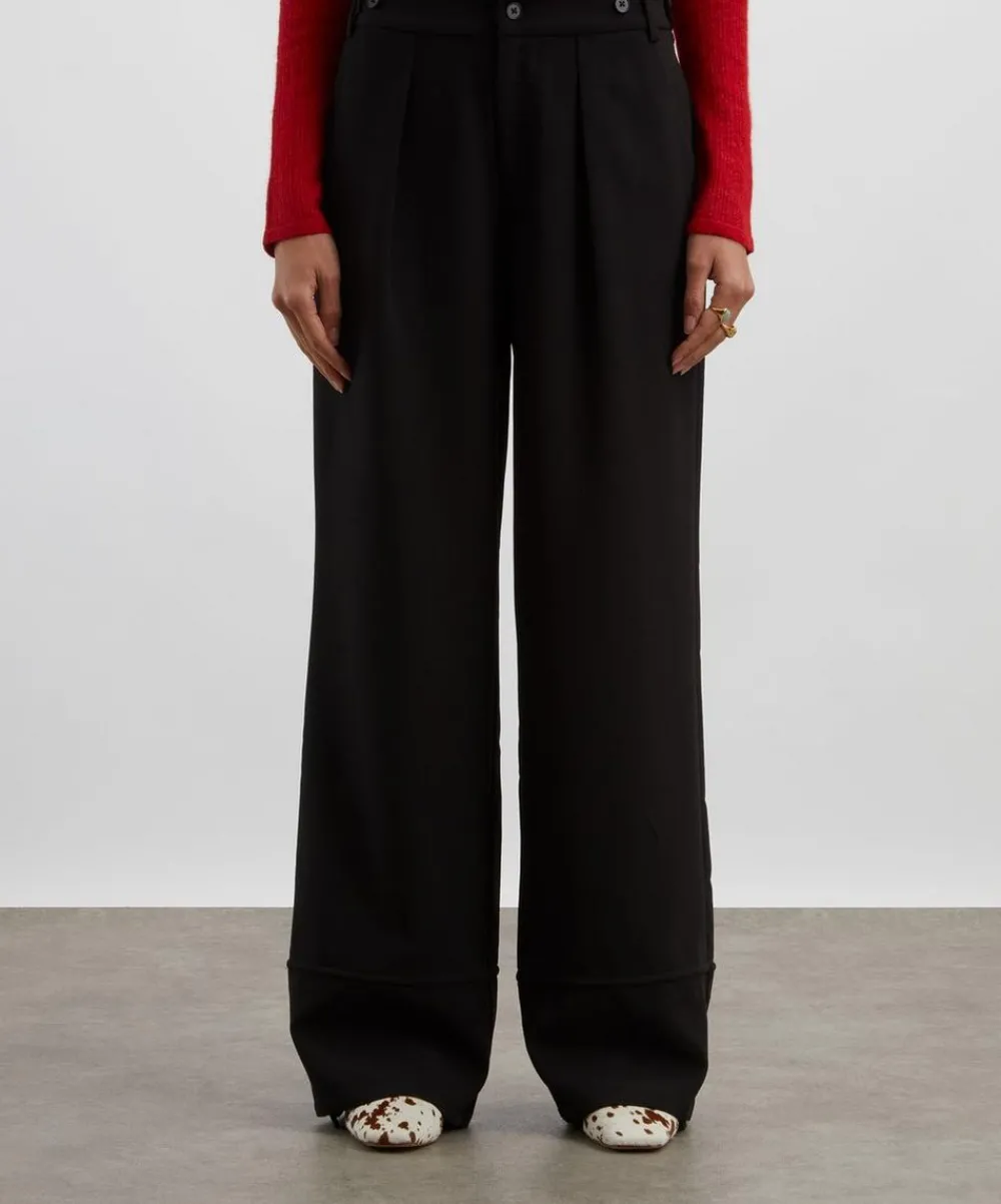 Peachy Den Trousers & Shorts^Tali Relaxed Wide-Leg Trousers