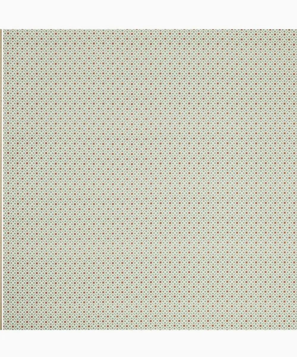Liberty Interiors Furnishing Fabrics^Tapestry Trellis Cotton in Robins Egg