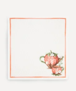 Tessitura Toscana Telerie Tableware^Tea Time Cotton Napkins Set of 4