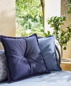 Liberty Interiors Furnishing Fabrics^Tempera Marwood in Ink – Outdoor