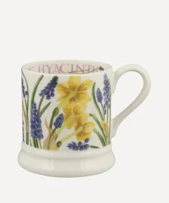 Emma Bridgewater Mugs^Tete-A-Tete and Grape Hyacinth Half-Pint Mug