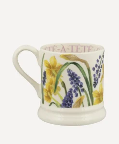 Emma Bridgewater Mugs^Tete-A-Tete and Grape Hyacinth Half-Pint Mug