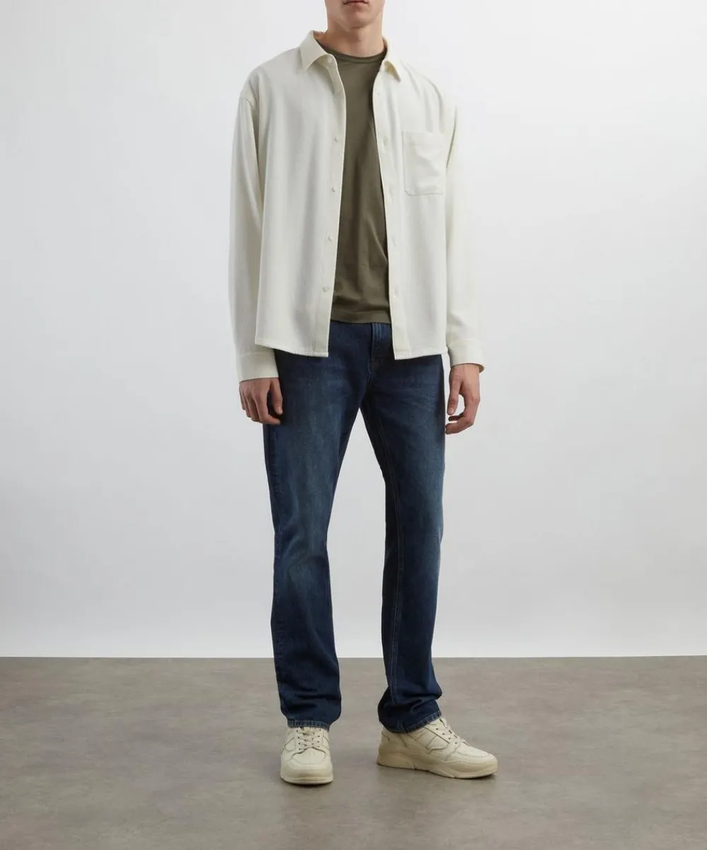 Frame Shirts^Textured Long-Sleeve Shirt