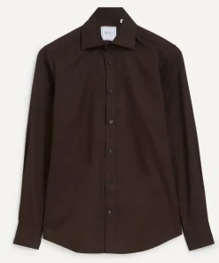 With Nothing Underneath Tops^The Boyfriend Cotton Poplin Shirt
