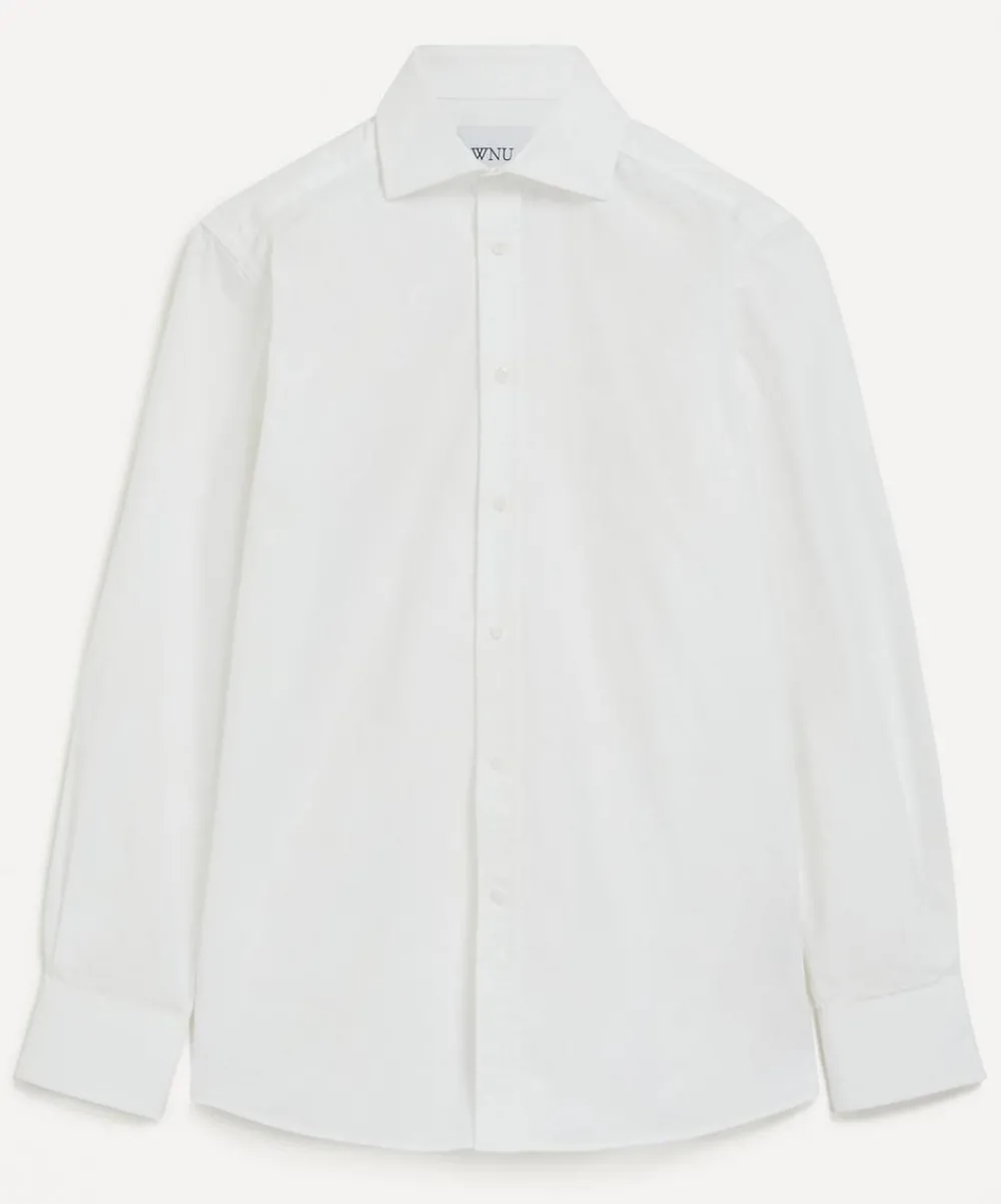 With Nothing Underneath Tops^The Boyfriend Cotton Poplin Shirt