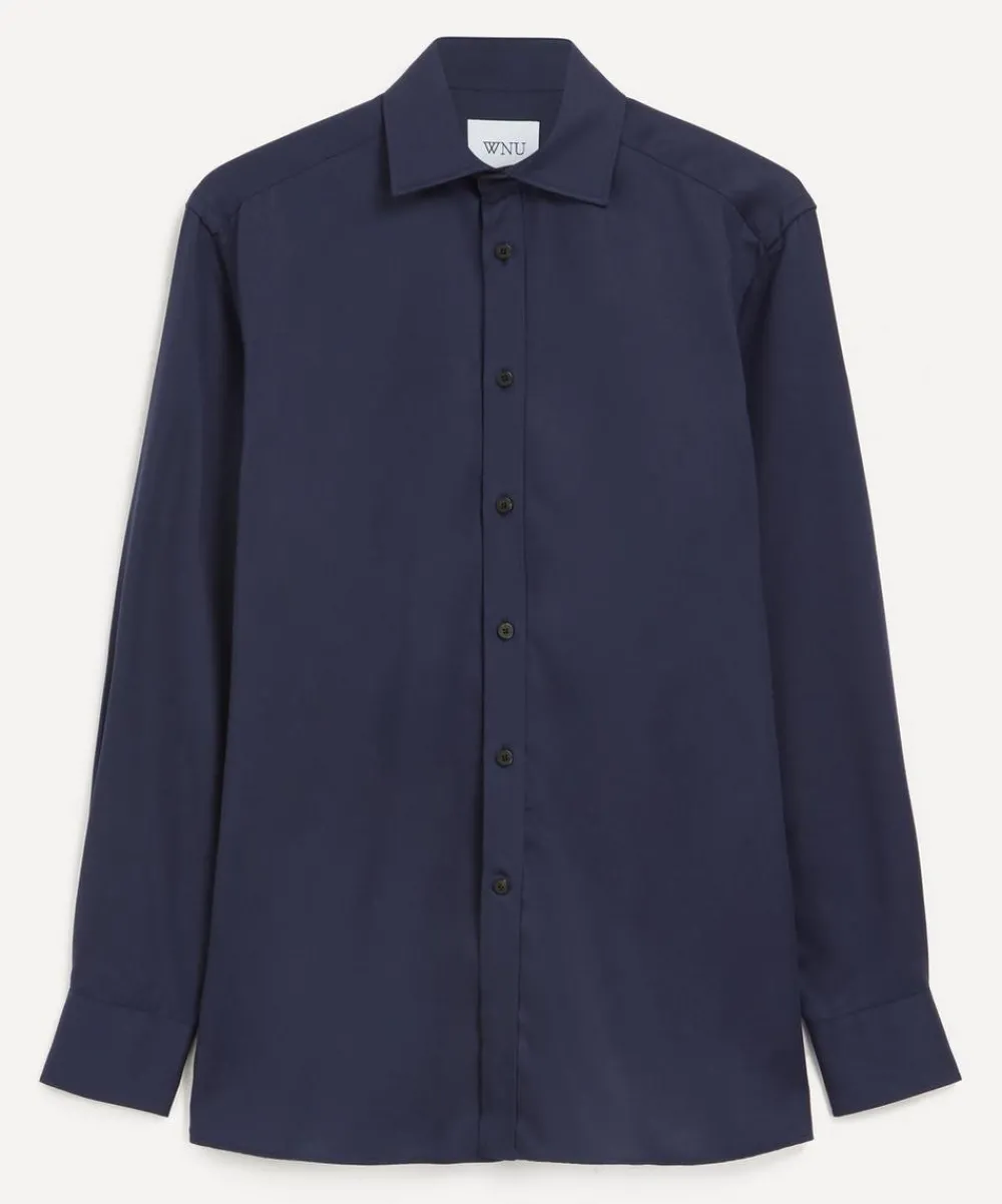 With Nothing Underneath Tops^The Boyfriend Tencel Shirt