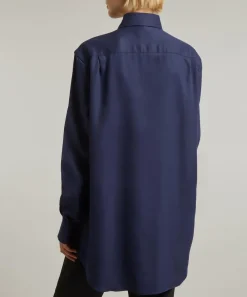 With Nothing Underneath Tops^The Boyfriend Tencel Shirt