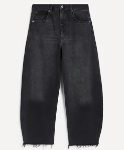 Frame Jeans^The Bubble Crop Jeans in Limitless Raw Fray
