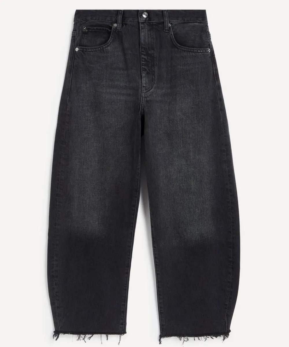 Frame Jeans^The Bubble Crop Jeans in Limitless Raw Fray