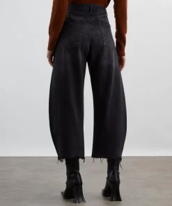 Frame Jeans^The Bubble Crop Jeans in Limitless Raw Fray
