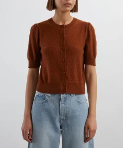 Frame Knitwear^The Cashmere Pointelle Cardigan