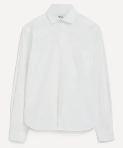 With Nothing Underneath Tops^The Classic Cotton Poplin Shirt