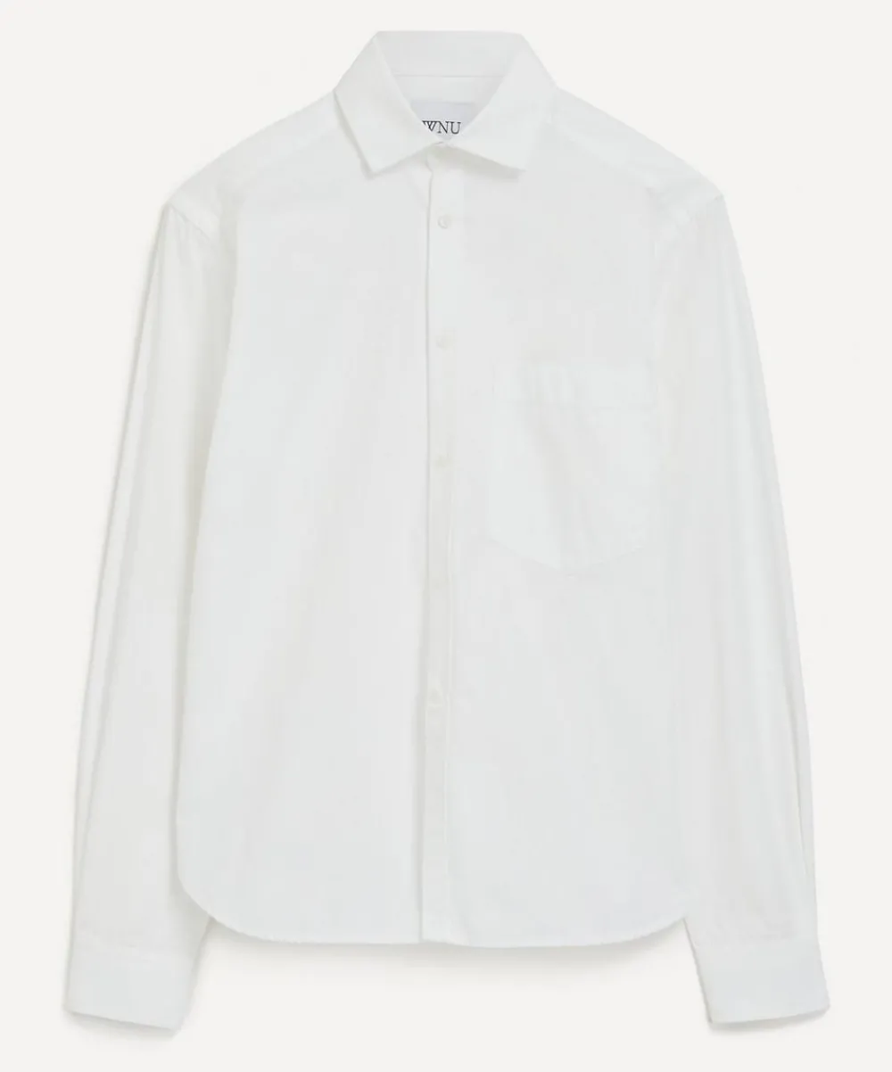 With Nothing Underneath Tops^The Classic Cotton Poplin Shirt