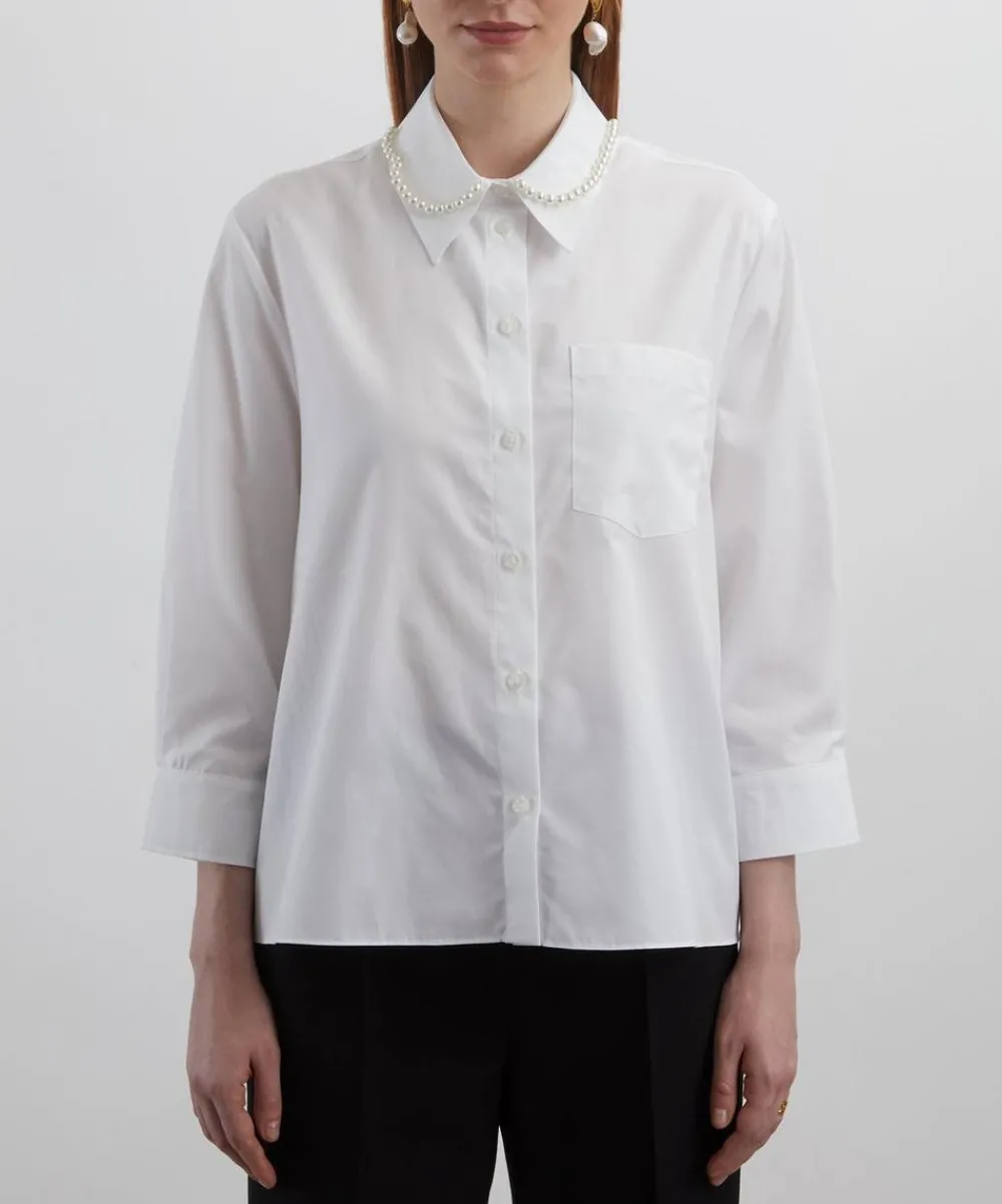Simone Rocha Tops^The Cropped Masculine Shirt