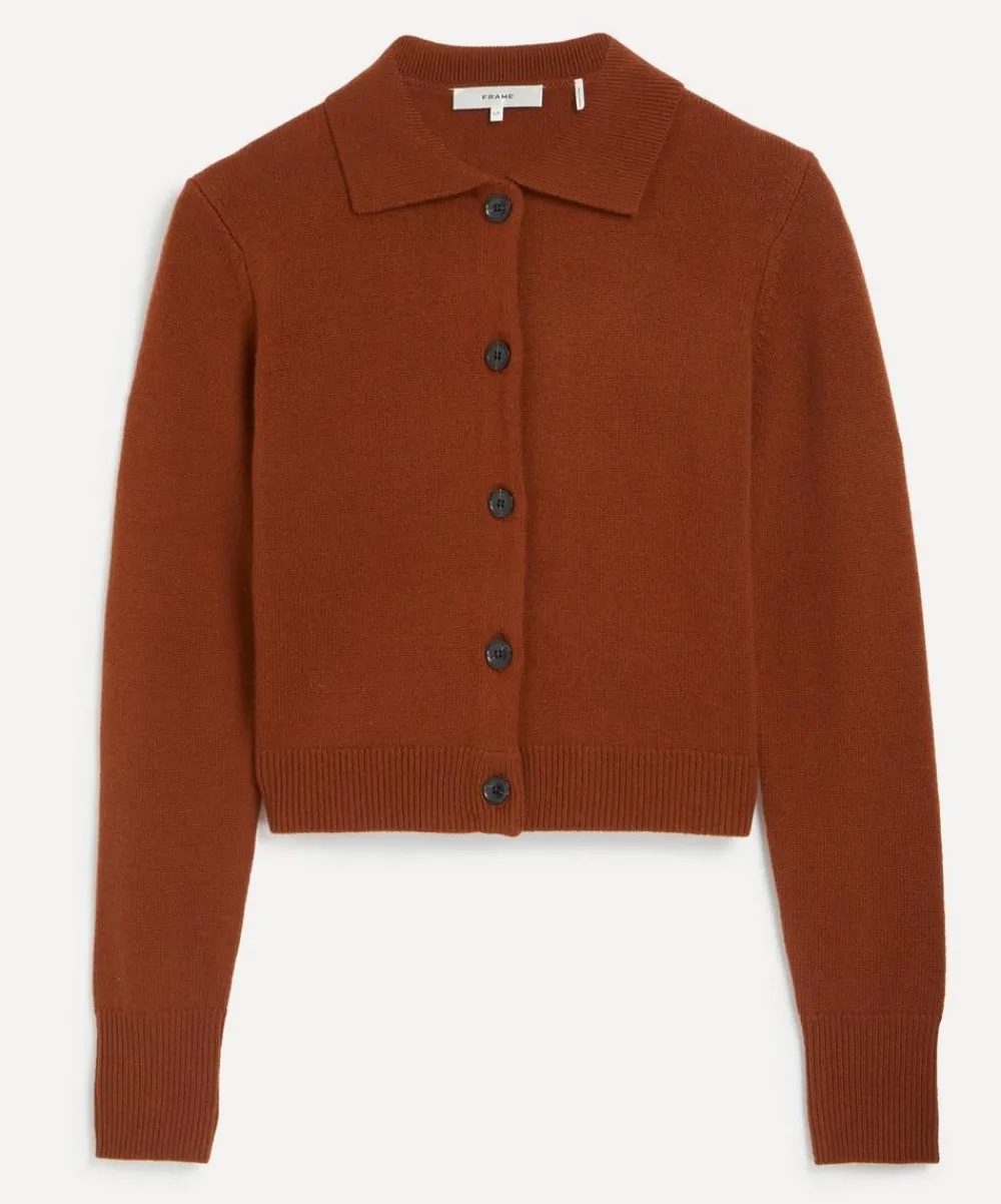Frame Knitwear^The Shrunken Cashmere Cardigan