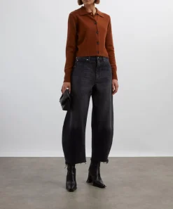 Frame Knitwear^The Shrunken Cashmere Cardigan