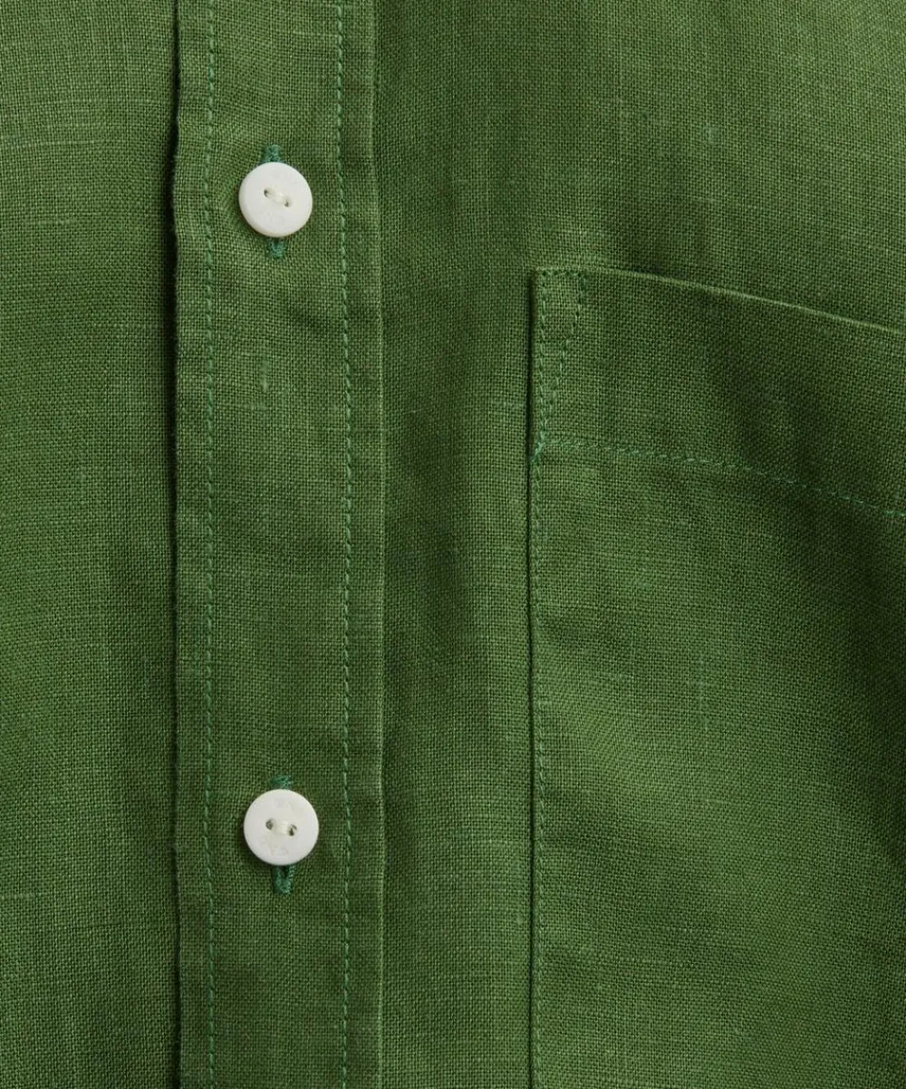 With Nothing Underneath Tops^The Weekend Green Hemp Shirt