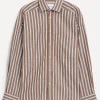 With Nothing Underneath Tops^The Weekend Mocha Multi-Stripe Shirt