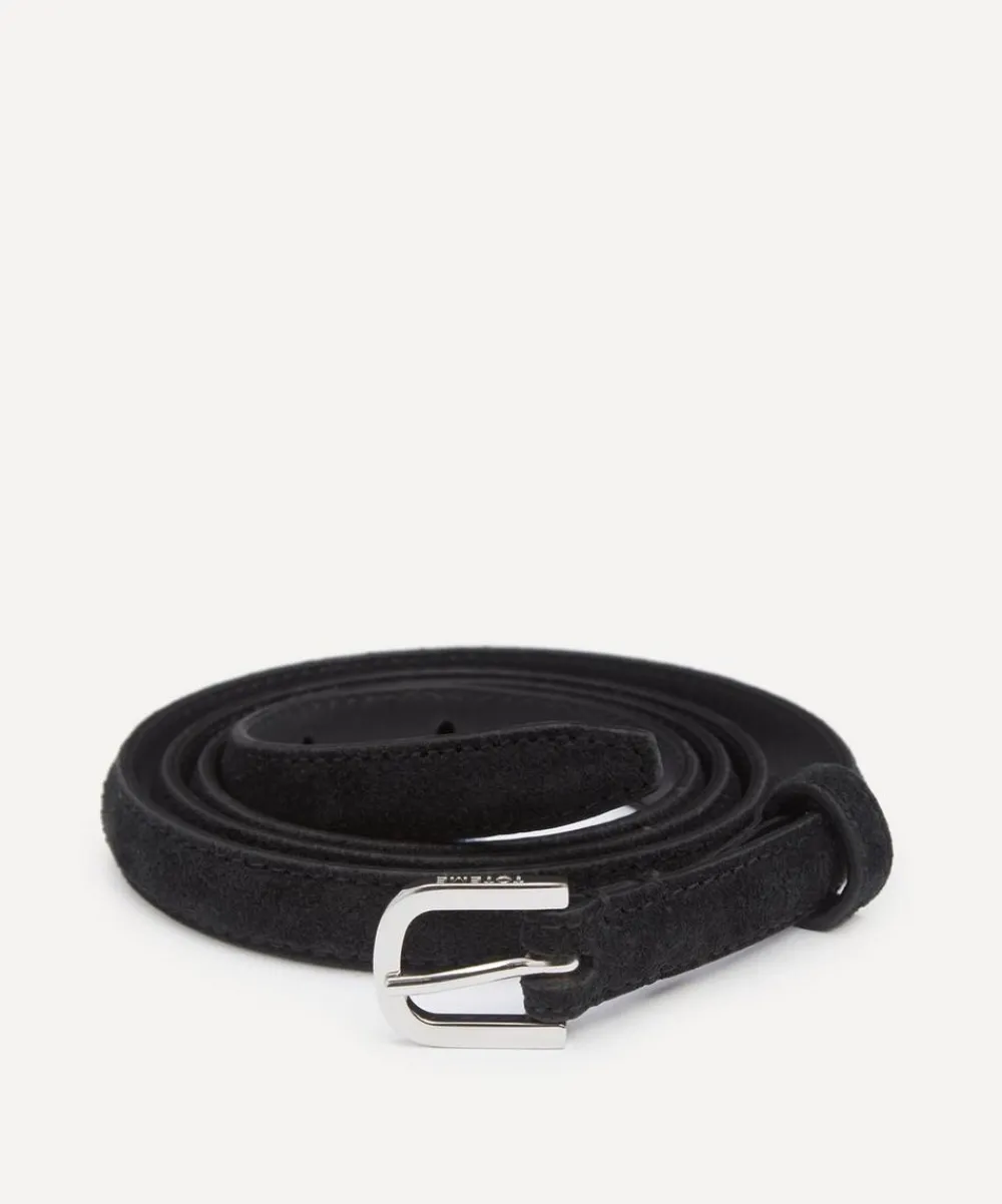 Toteme Belts^Thin Suede Belt