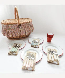 Coco & Wolf Storage^Thorpe Hill Four Person Picnic Basket