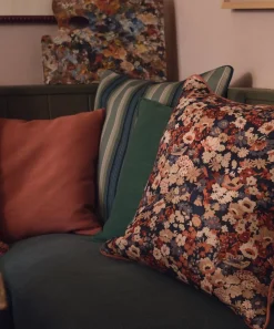 Liberty Interiors Furnishing Fabrics^Thorpe House Linen in Madder