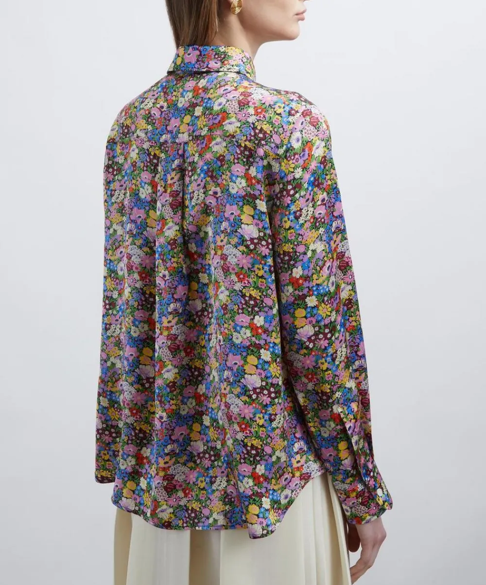 Liberty Tops^Thorpeness Silk Relaxed Shirt