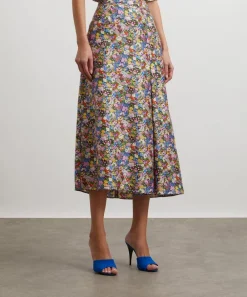 Liberty Skirts^Thorpeness Silk Soft Pleat Skirt