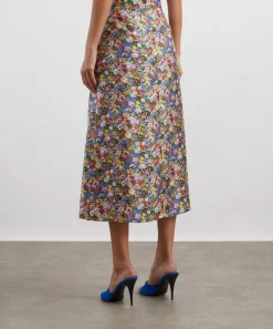 Liberty Skirts^Thorpeness Silk Soft Pleat Skirt