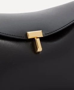 Toteme Bags^T-Lock Black Leather Clutch