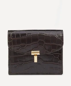 Toteme Purses & Pouches^T-Lock Croco-Embossed Cardholder