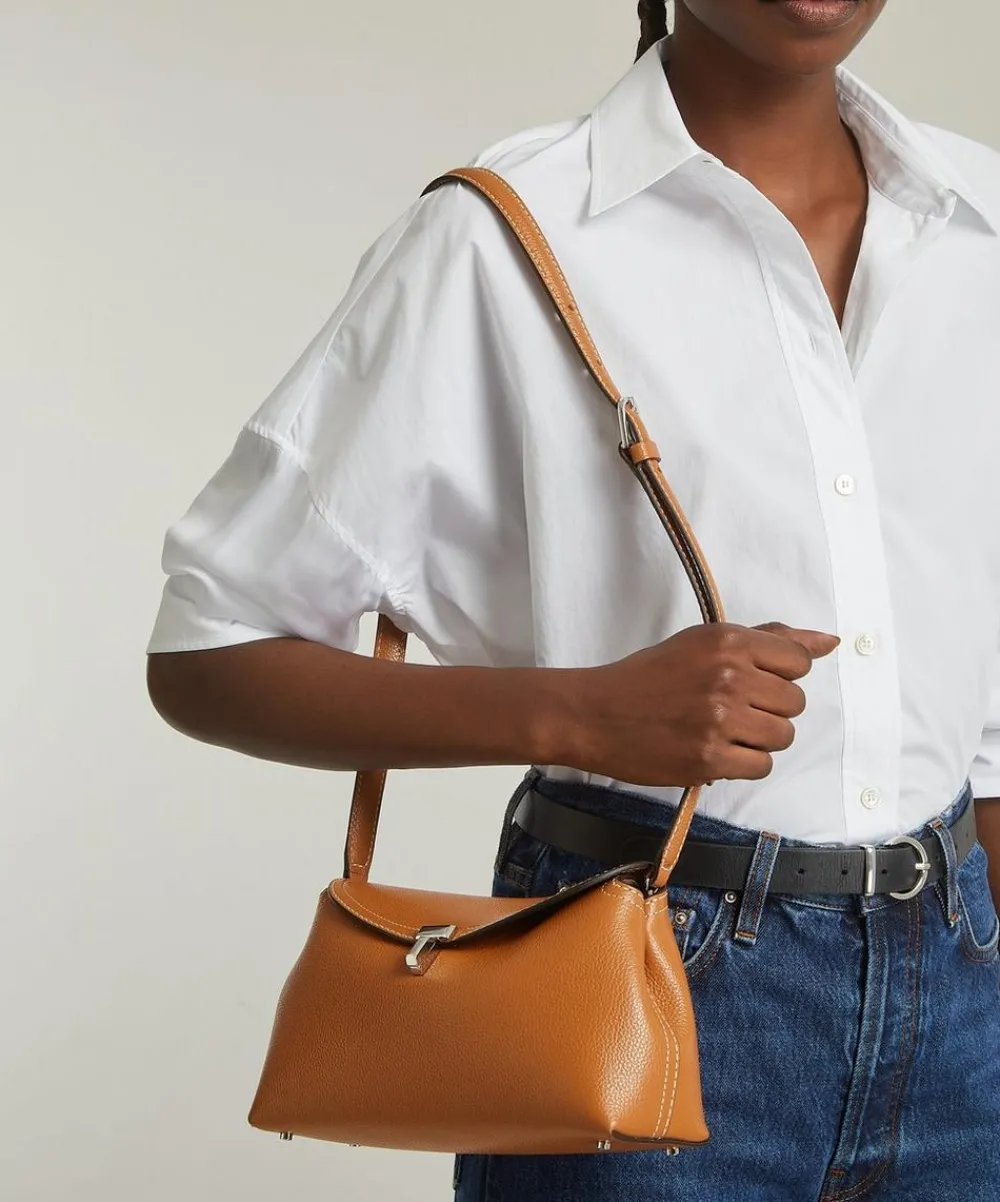 Toteme Bags^T-Lock Leather Clutch