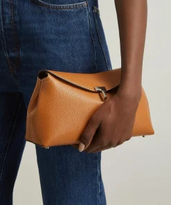 Toteme Bags^T-Lock Leather Clutch