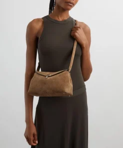 Toteme Bags^T-Lock Suede Clutch Bag
