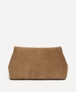 Toteme Bags^T-Lock Suede Clutch Bag