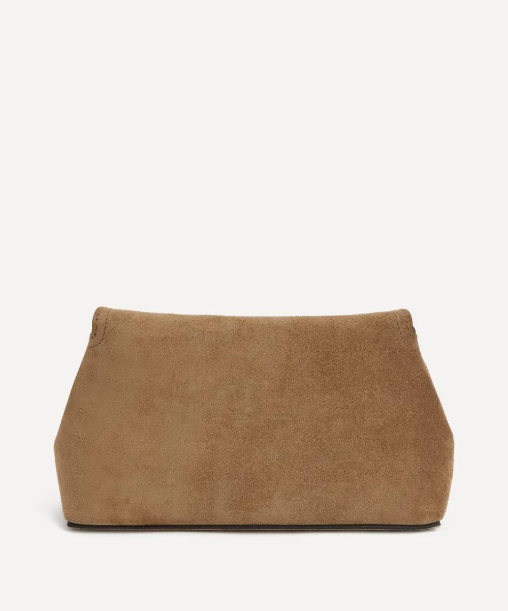 Toteme Bags^T-Lock Suede Clutch Bag